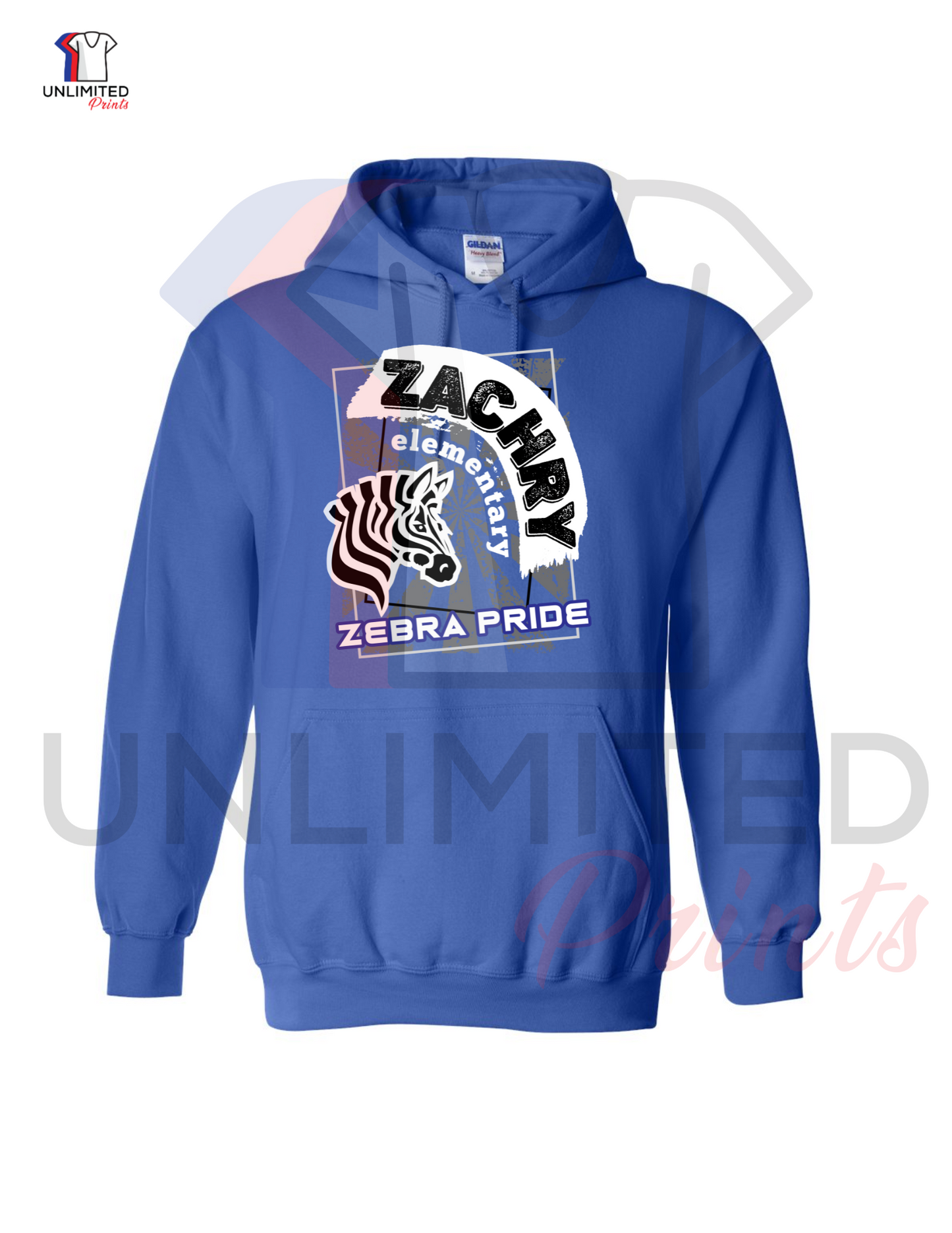 Z Zachry Elementary 25' Heavy Cotton Unisex Hoodie