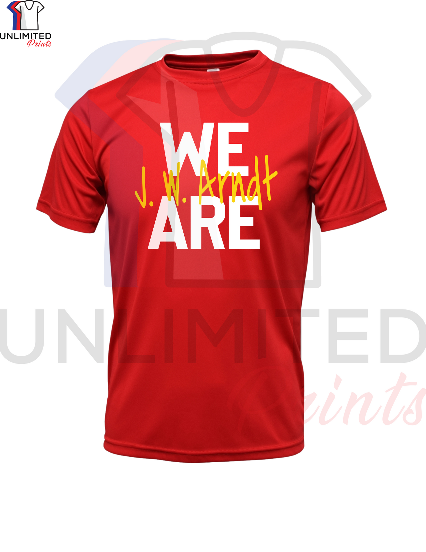ARNDT Elementary School SPIRIT SHIRT Red Dri-fit Shirt