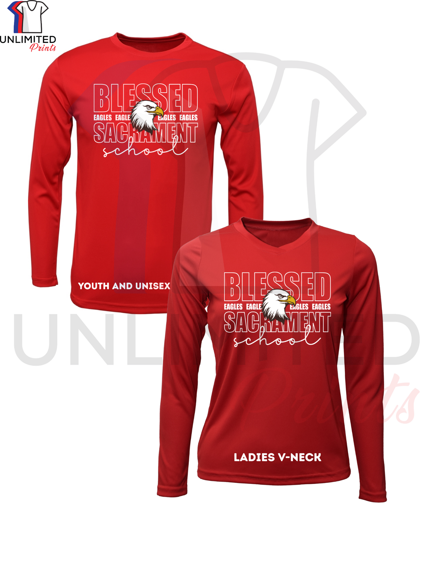 Blessed Sacrament Dri-fit Long Sleeve Shirt