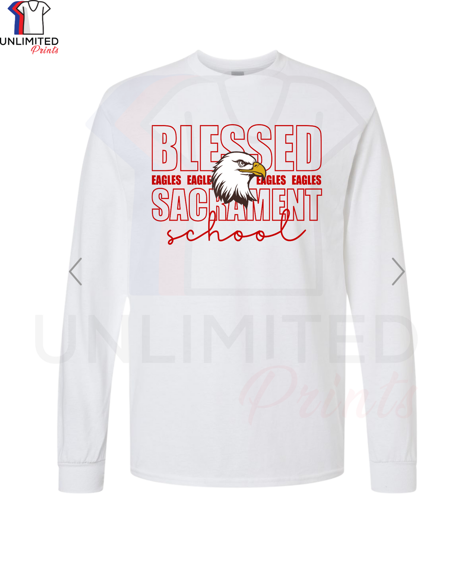 Blessed Sacrament Long Sleeve Cotton Shirt