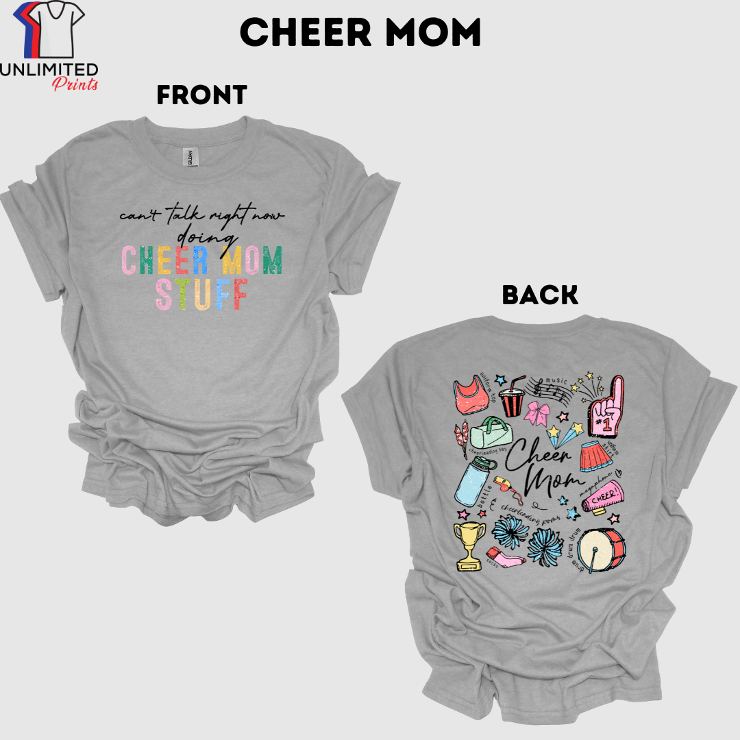 Doing Cheer Mom Stuff Soft style Cotton T-Shirt