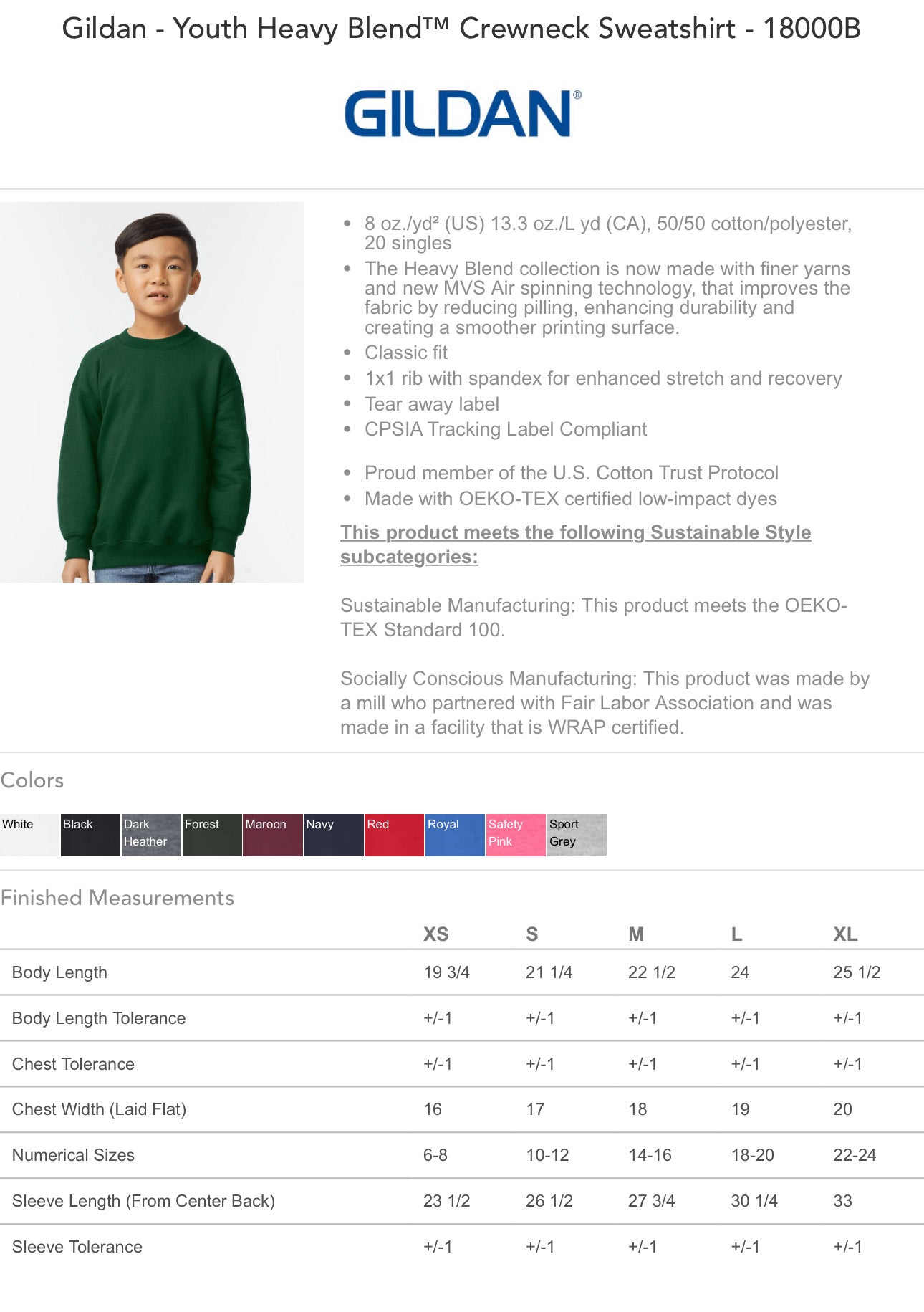 Blessed Sacrament Cotton Sweatshirt