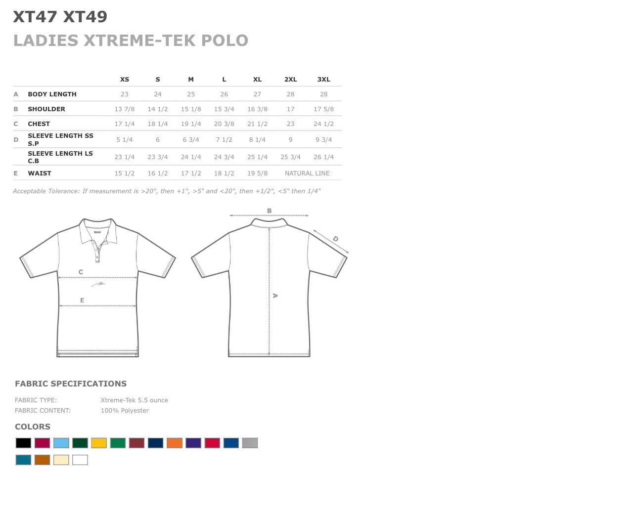 CSBS Bronco Dri-fit Polo Shirt with PRINTED LOGO