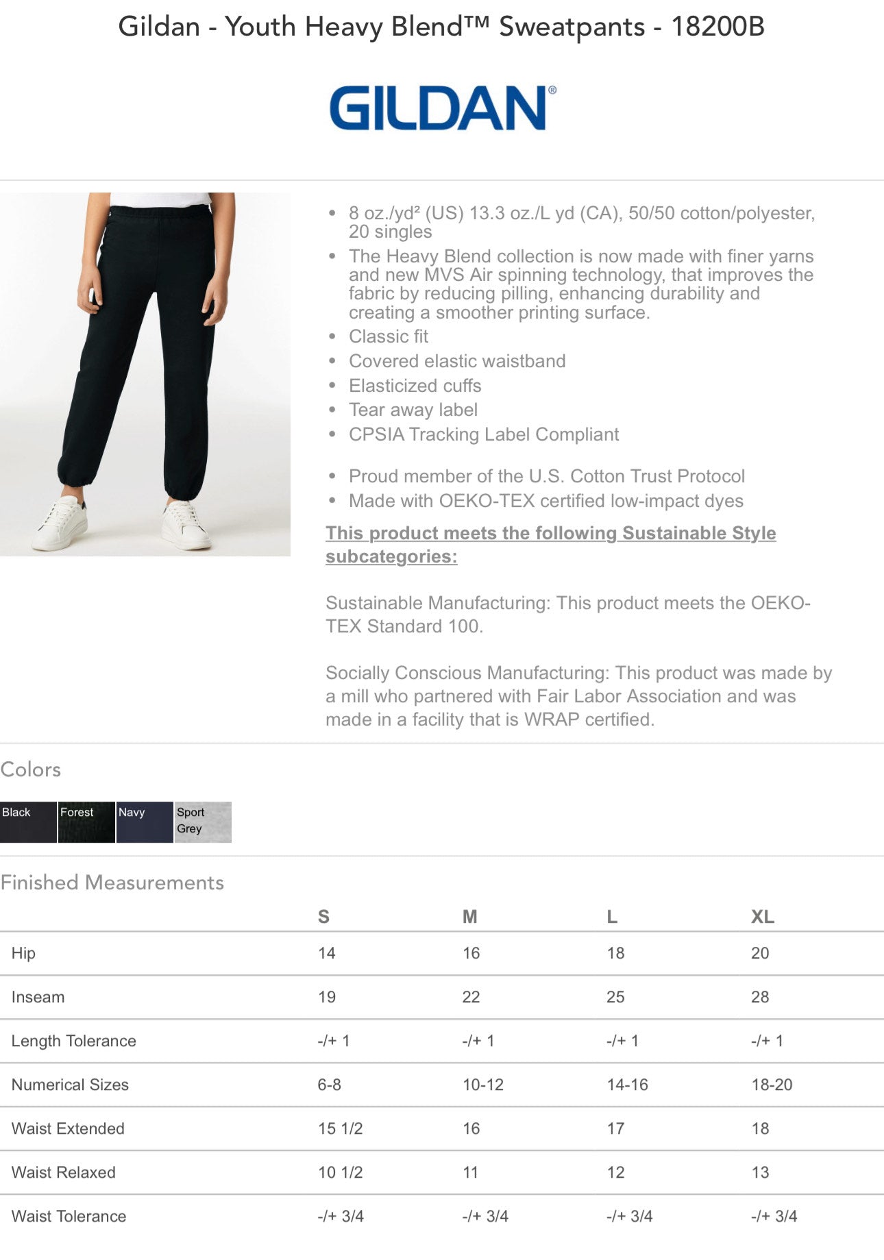 Blessed Sacrament Heavy Cotton Sweatpants