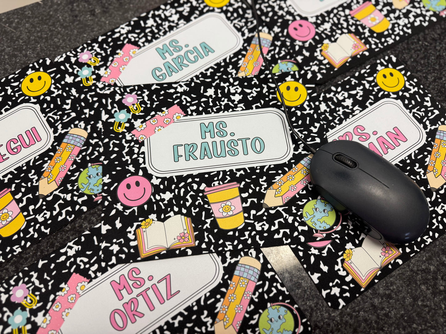 Composition book Personalized Mouse Pad