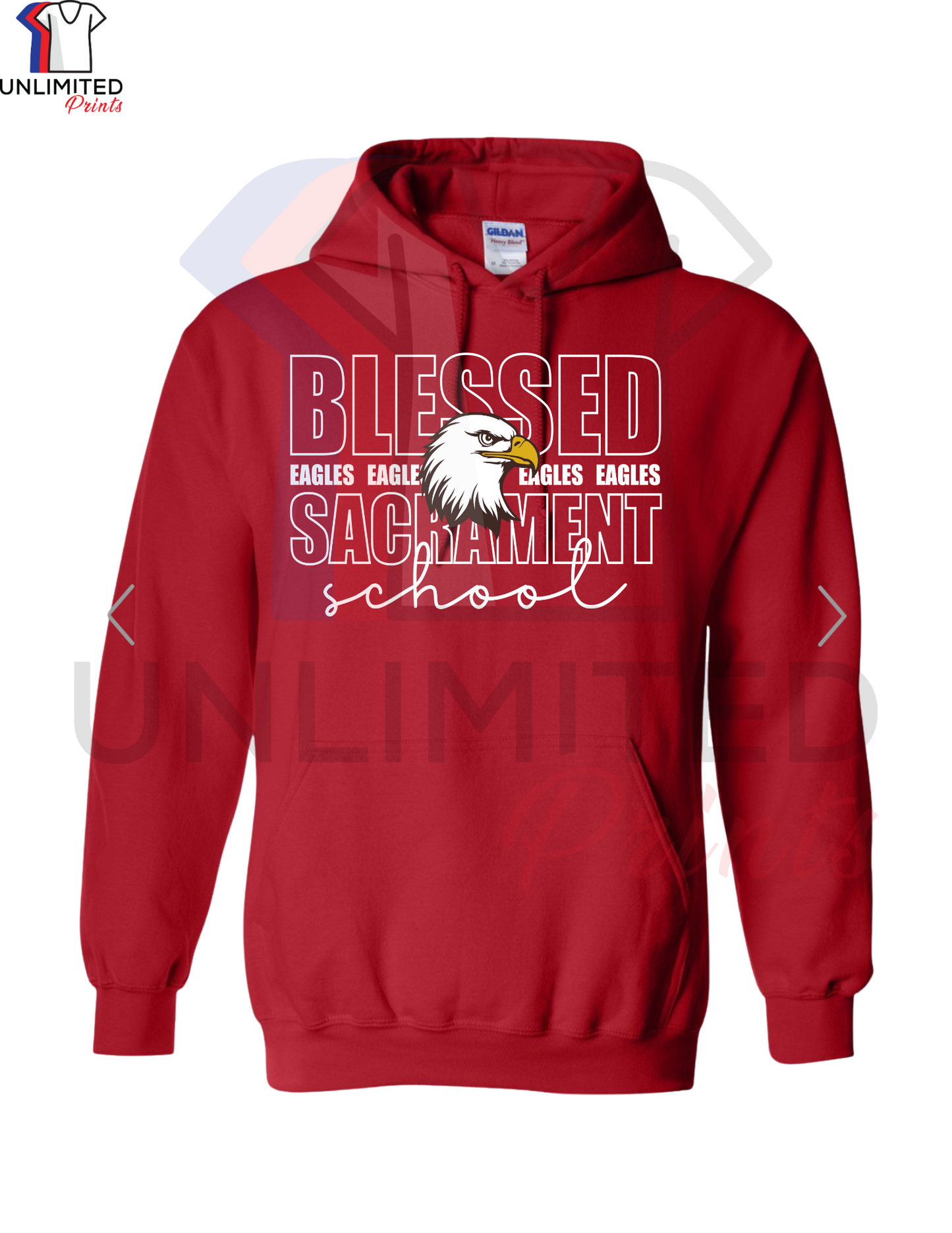 Blessed Sacrament Heavy Blend Cotton Hoodie