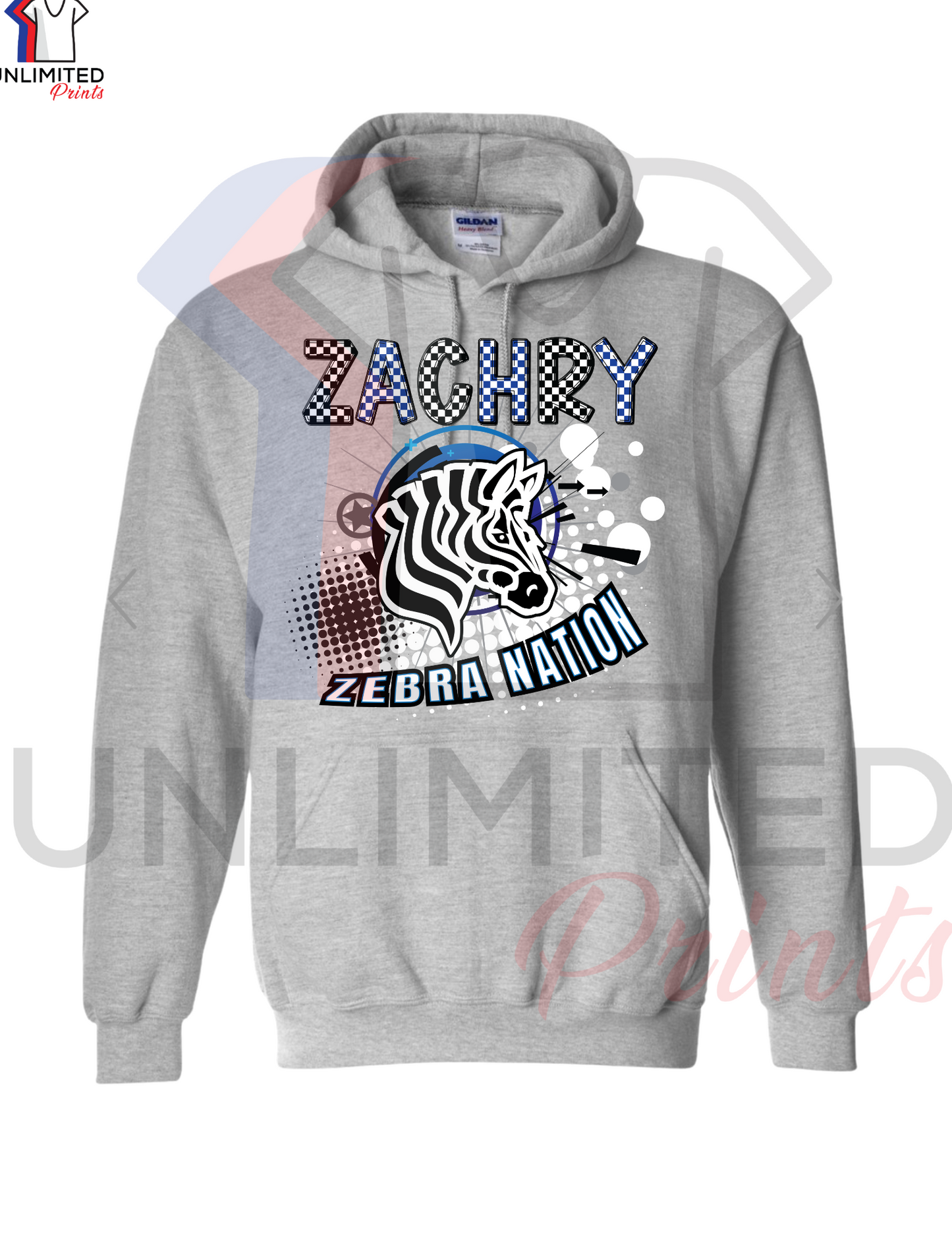 Z Zachry Elementary 25' Heavy Cotton Unisex Hoodie