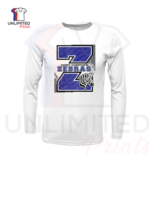 Z Zachry Elementary 25' Long Sleeve Unisex Dri-fit Shirt