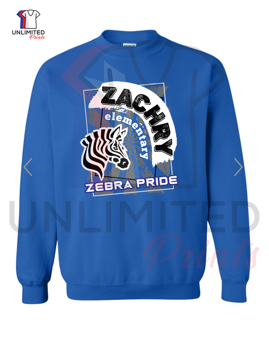 Z Zachry Elementary 25' Heavy Cotton Unisex Sweatshirt