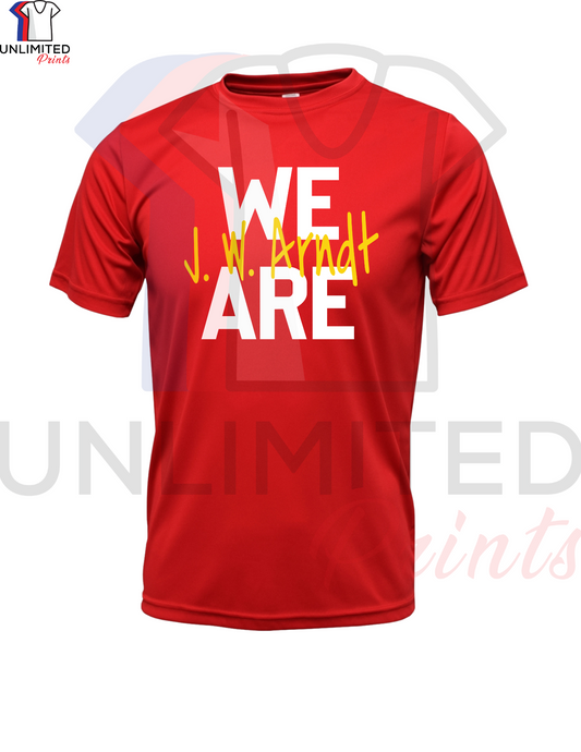 ARNDT Elementary School SPIRIT SHIRT Red Dri-fit Shirt