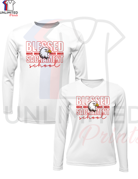 Blessed Sacrament Dri-fit Long Sleeve Shirt
