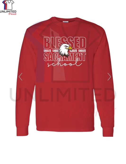 Blessed Sacrament Long Sleeve Cotton Shirt