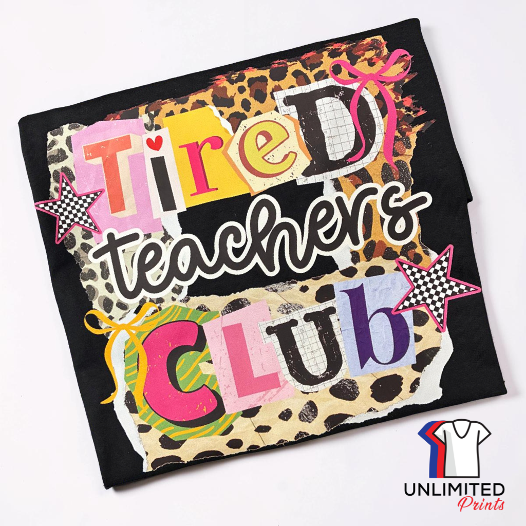 Tired Teacher Club Unisex Soft style  cotton T-Shirt