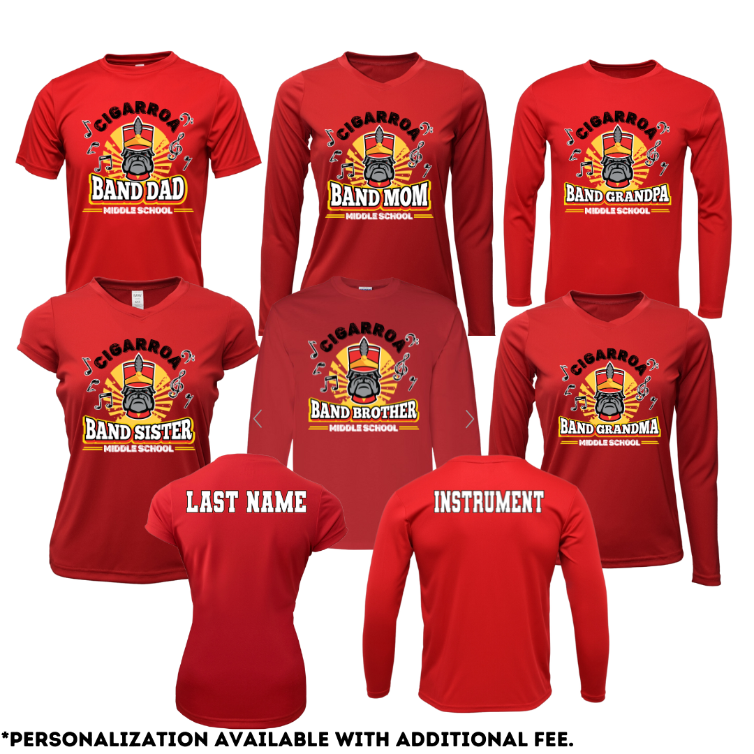 Cigarroa Red BAND FAMILY