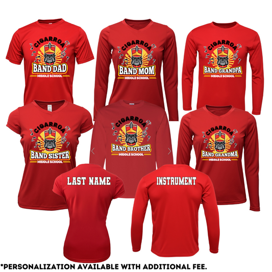 Cigarroa Red BAND FAMILY