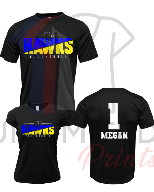 Hawks Volleyball Dir-fit Shirts