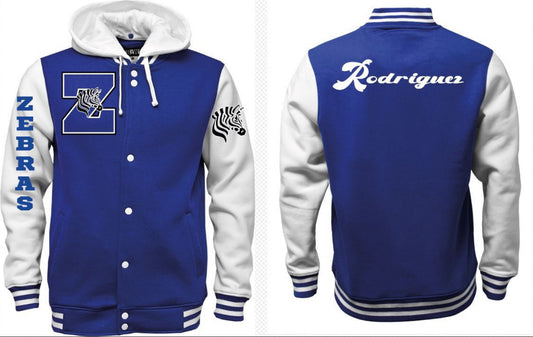 Z Zachry Elementary 25' Letterman Varsity Cotton Jacket