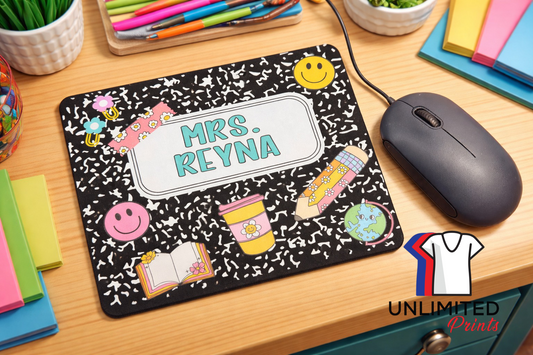 Composition book Personalized Mouse Pad