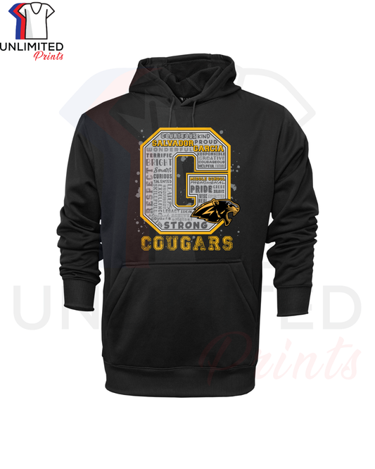 S. Garcia Cougars Dri-fit Black Hoodie
