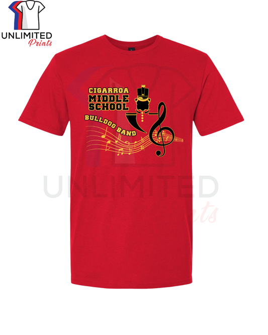 Cigarroa 7th and 8th GRADE Red Band Spirit Shirt