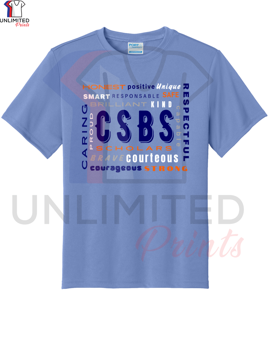 CSBS Carolina Blue Dri-fit Short Sleeve Shirt
