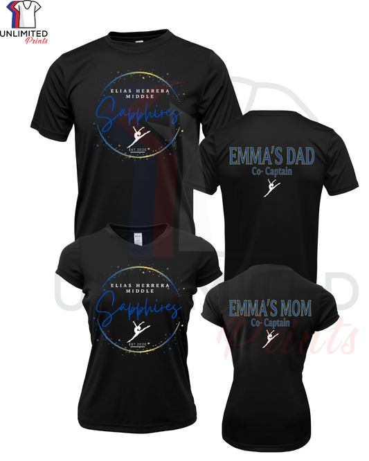 Herrera Soaring Sapphires National Shirts PERSONALIZED