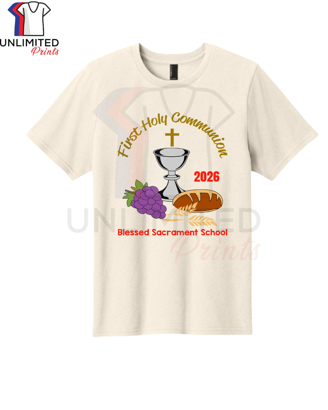First Holly Communion BSS Cotton Shirt