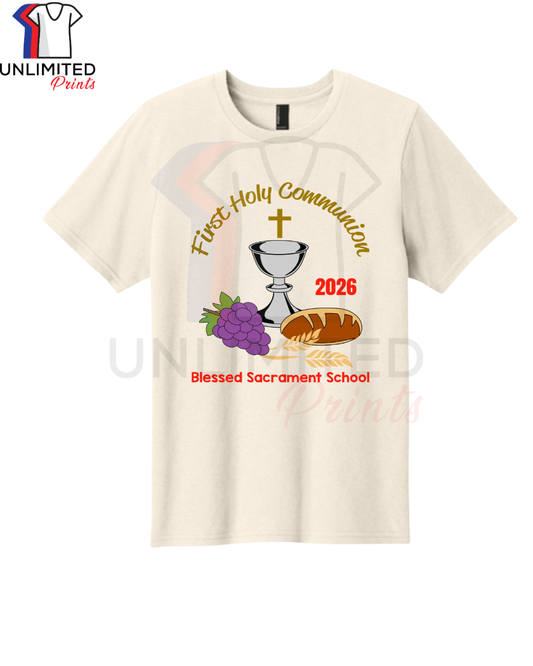 First Holly Communion BSS Cotton Shirt