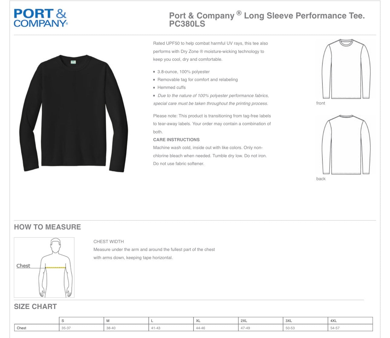 CSBS Way to be Navy Long Sleeve Dri-Fit Shirt